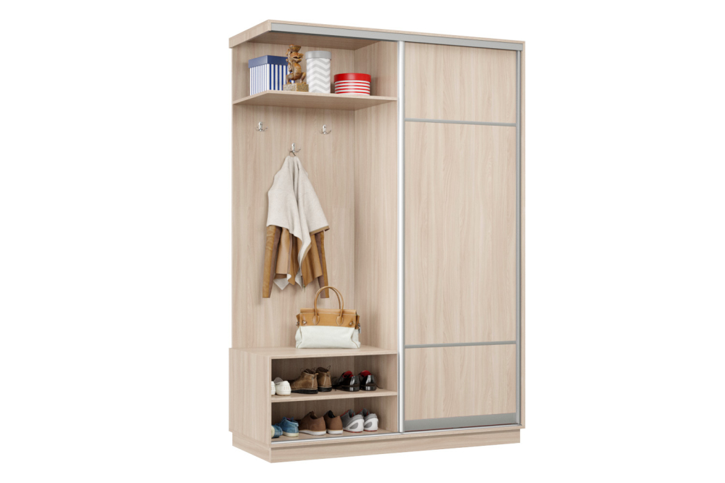 Прихожие, Прихожая Премьер 02 Лайт 08 Левая Мини