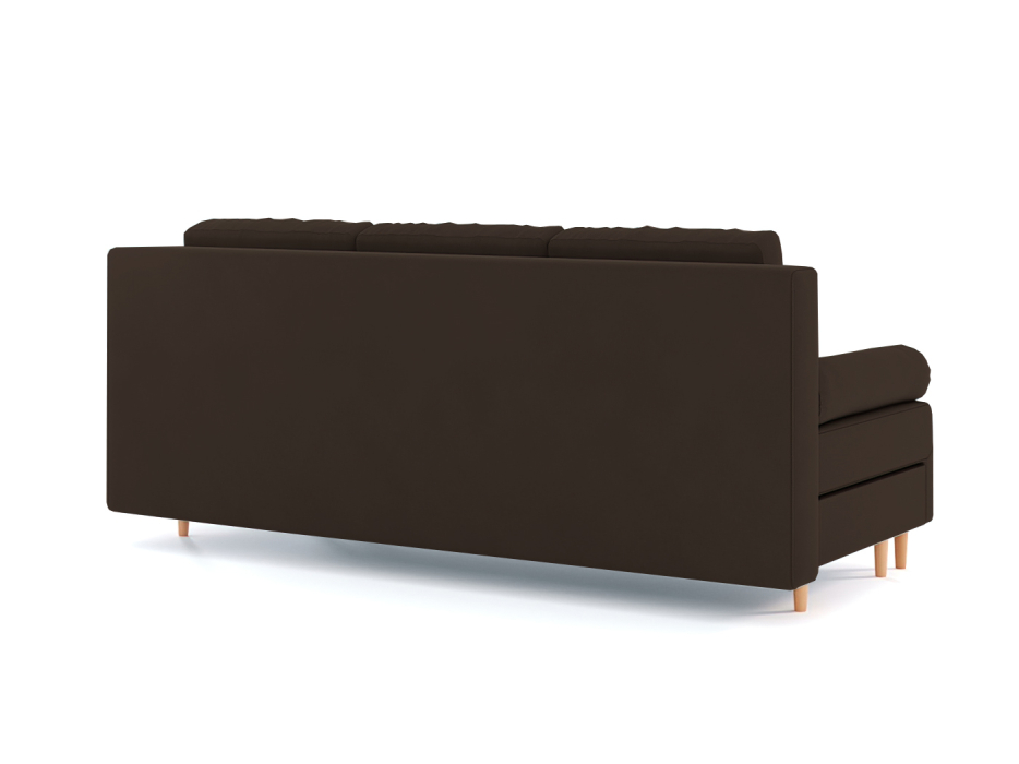 Диваны еврокнижки, Диван-кровать Белфаст без подлоктоников еврокнижка, велюр