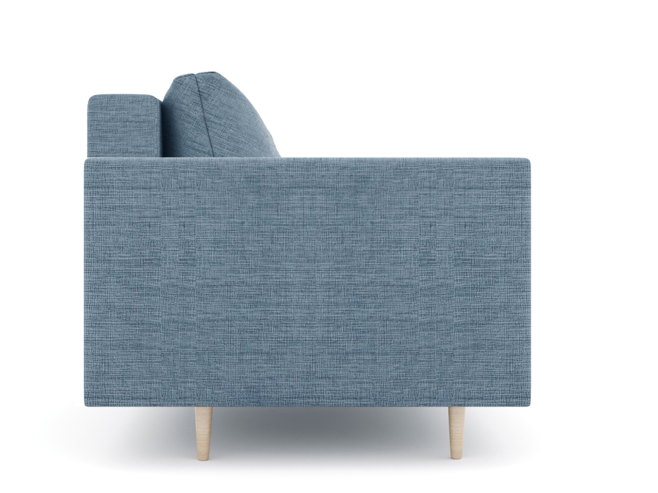 Диваны прямые кухонные, Диван прямой нераскладной Милли мини 2-х  местный с подлокотниками, рогожка Люкс