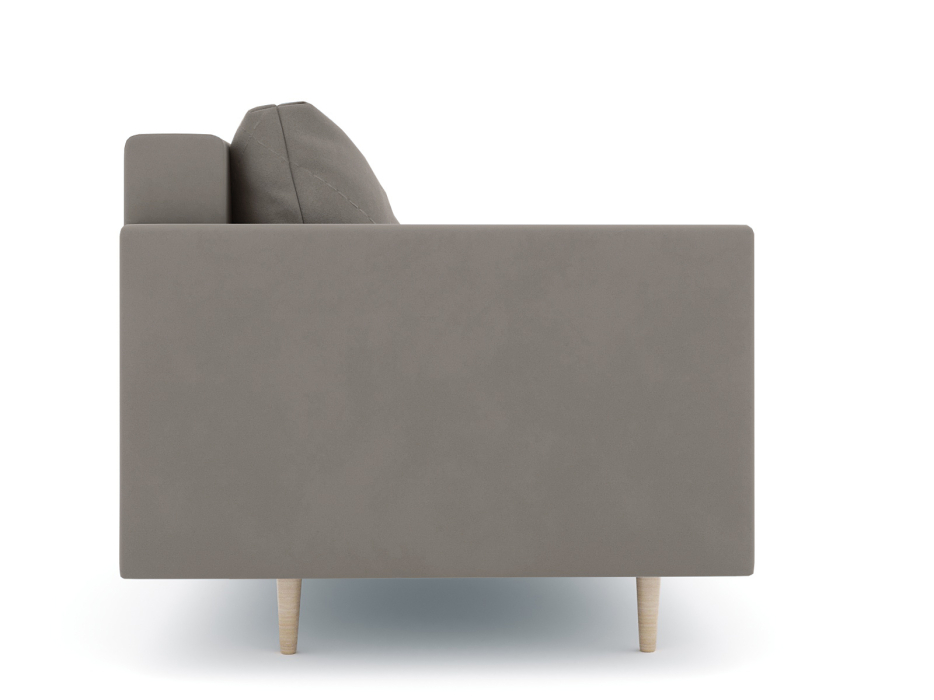 Диваны прямые кухонные, Диван прямой нераскладной Милли мини 2-х  местный с подлокотниками, велюр