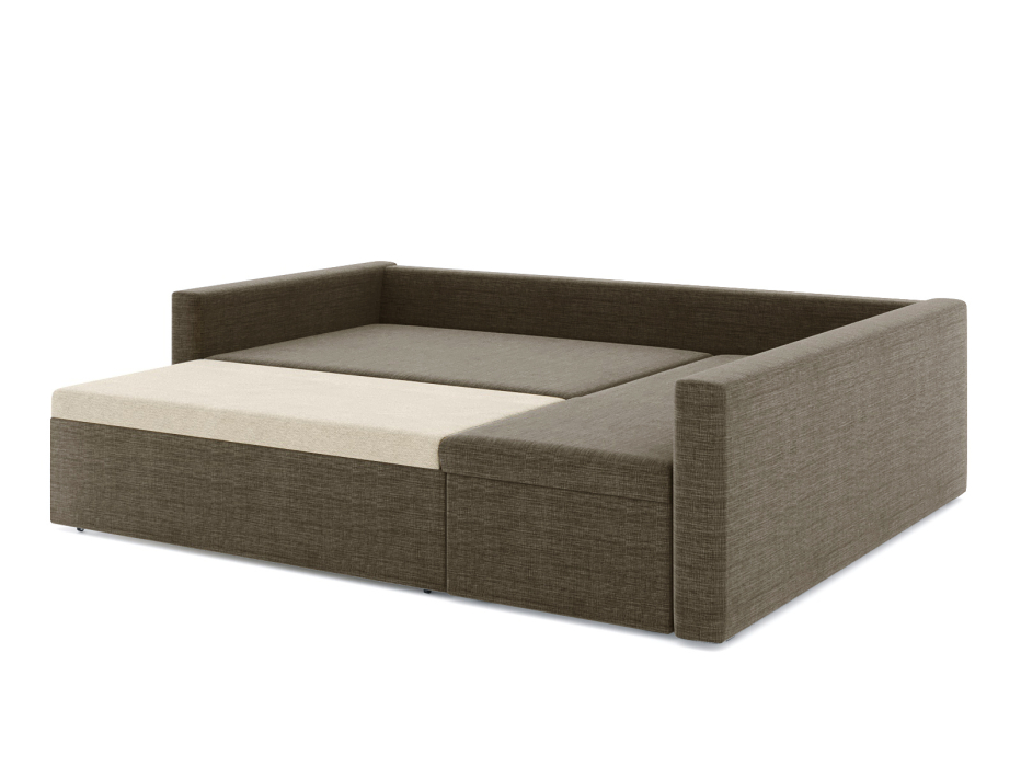 Диваны угловые в гостиную, Диван-кровать угловой Мансберг дельфин, рогожка Люкс