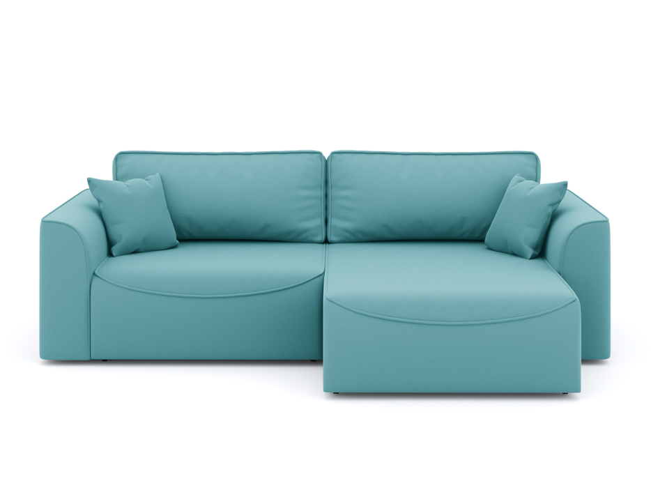 Мягкая мебель, Диван-кровать угловой Рафаэль еврокнижка НПБ, велюр