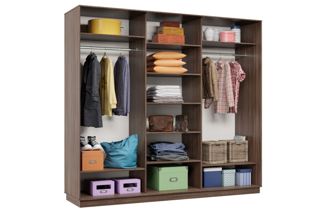 Шкафы-купе, Шкаф-купе Премьер 54 (14;14;14) трёхдверный