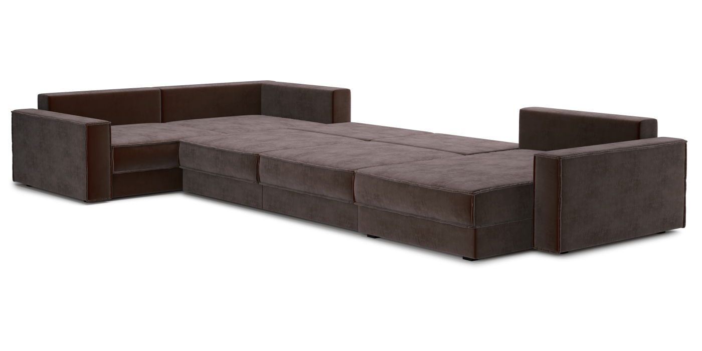 Диваны угловые в гостиную, Диван П-образный Тауэр