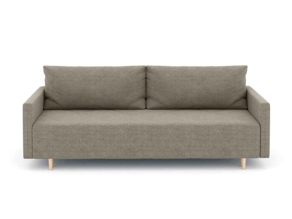 Диваны еврокнижки, Диван-кровать Милли с подлокотниками, рогожка Люкс