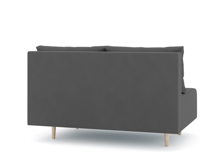 Дизайнерские диваны для гостиной, Диван прямой нераскладной Милли мини 2-х  местный без подлокотников, велюр