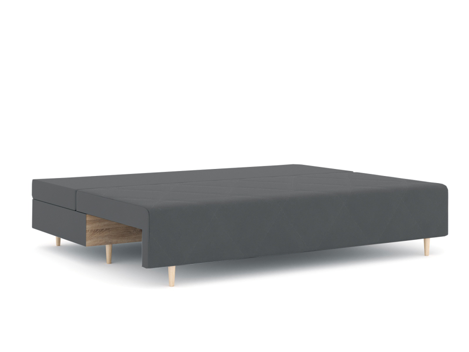 Диваны еврокнижки, Диван-кровать Милли без подлокотников, велюр