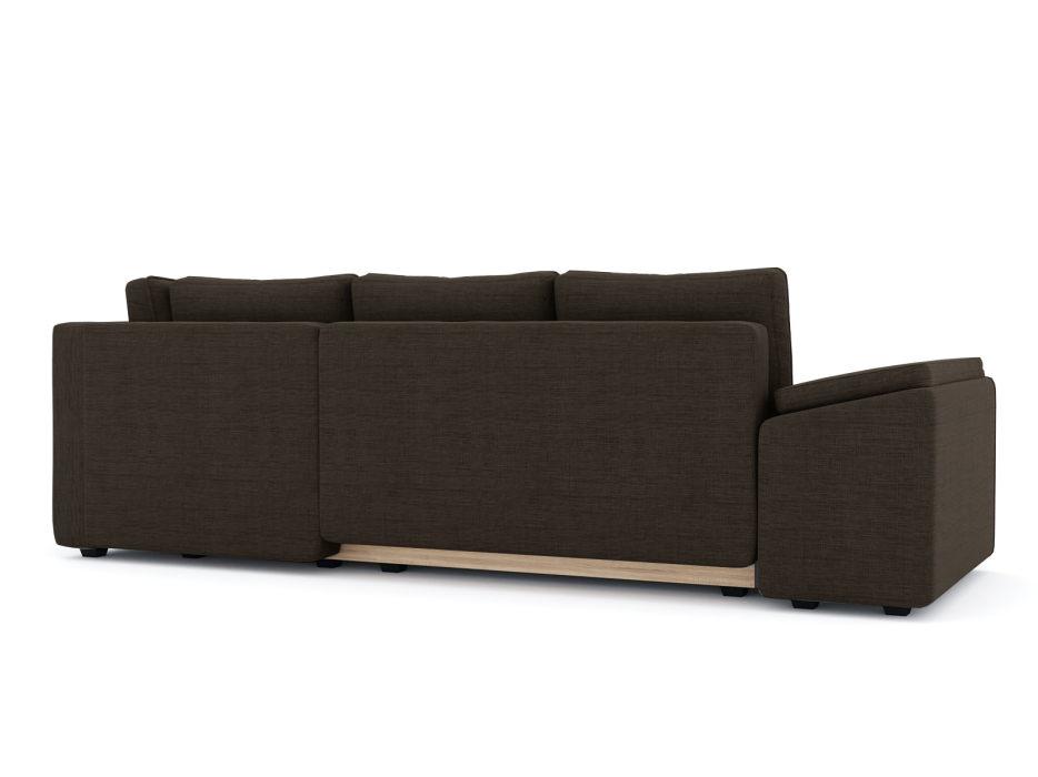 Диваны угловые в гостиную, Диван-кровать угловой Хавьер 1 ПБ еврокнижка, рогожка Люкс