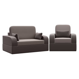 Бескаркасный набор мебели Мико, диван и кресло 