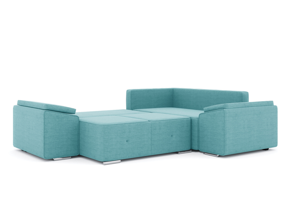 Диваны угловые в гостиную, Диван-кровать угловой Хавьер 1 ПБ еврокнижка, рогожка