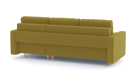 Диван-кровать угловой еврокнижка-пантограф Белфаст, велюр