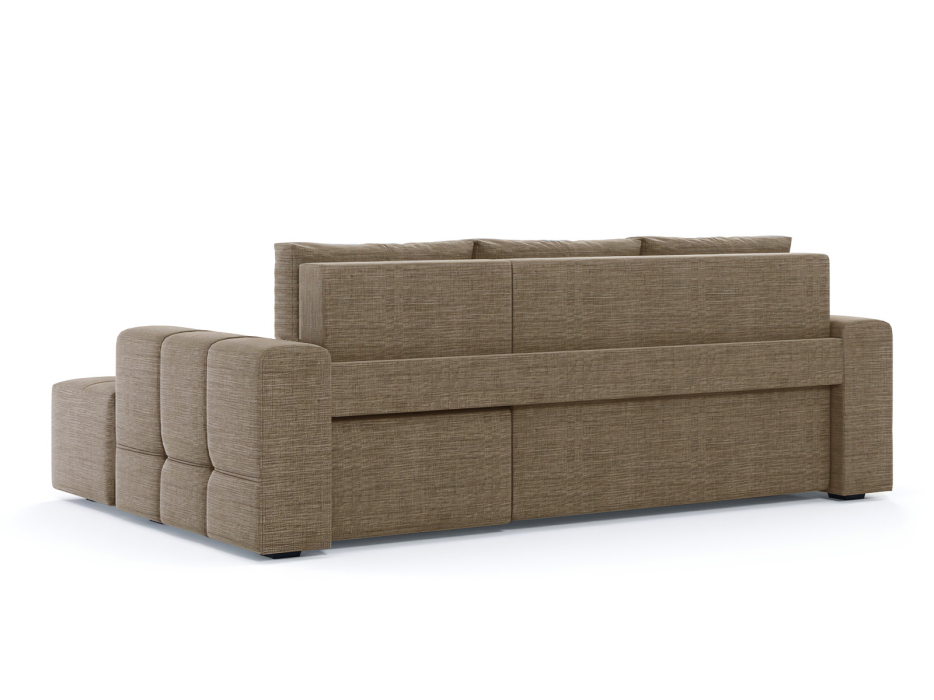 Диваны угловые в гостиную, Диван-кровать угловой Прадо, еврокнижка, рогожка Люкс