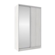 Шкафы-купе 2-х дверные, Шкаф-купе 2-дв  Домашний 1350 зеркало/лдсп  (в2295*ш1350*г595)