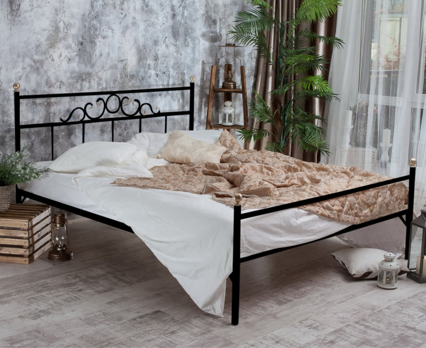 Кованые кровати, Кованая кровать Сандра1.6 с одной спинкой
