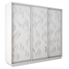 Шкаф-купе Экспресс 3-х дверный Фотопечать Ленты Стекла 180х45х220