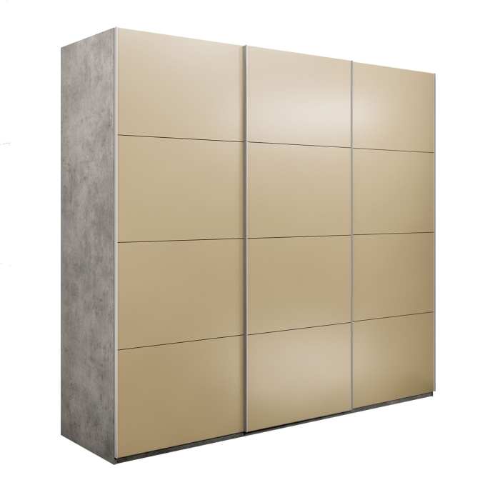 Шкафы-купе 3-х дверные, Шкаф-купе Эста 3-х дверный Стекла фисташка/Доводчик 300х66х240