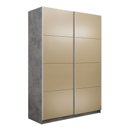 Шкаф-купе Прайм 2-х дверный Стекла фисташка/Доводчики 160х57х230