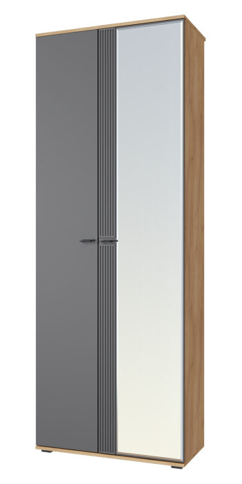 Шкафы двухстворчатые, Шкаф для одежды Эмилия ЭЛ-13К комбинированный