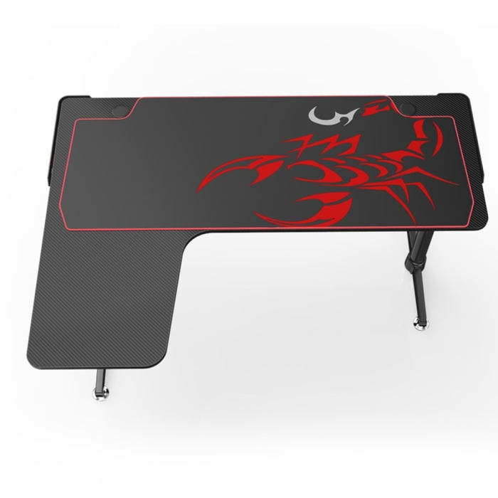 Кабинет, Стол для компьютера (для геймеров) Eureka L60, чёрный