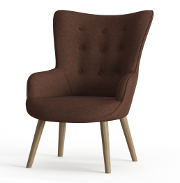 Кресло дизайнерское Шелли, рогожка