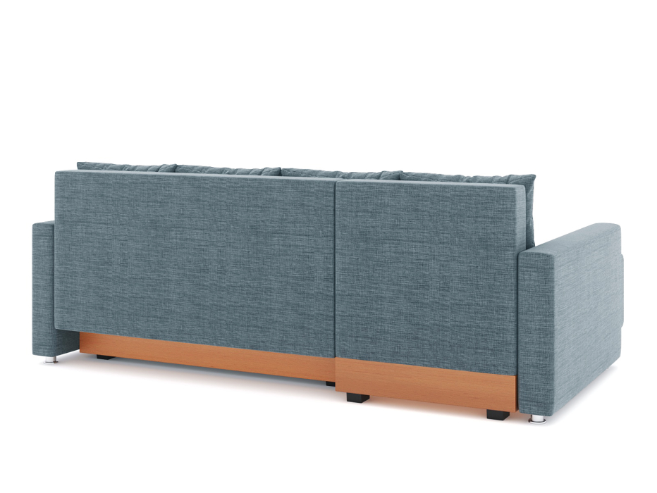 Диваны угловые в гостиную, Диван-кровать угловой Челси еврокнижка, рогожка