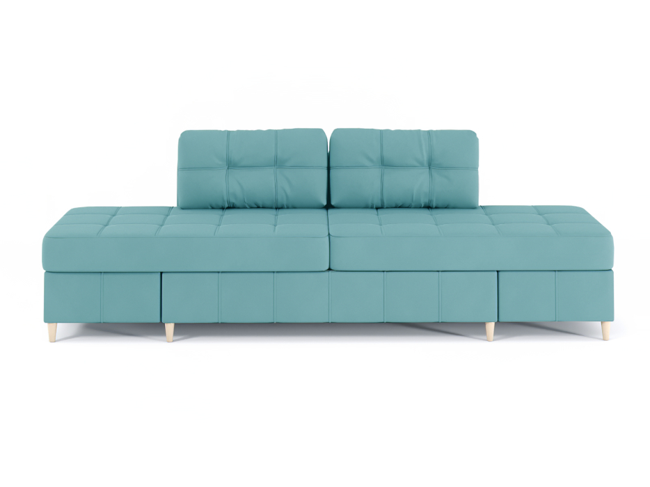 Диваны угловые в гостиную, Диван-кровать угловой Оливер Люкс 2 еврокнижка-трансформер, велюр