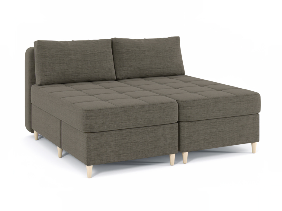 Диваны угловые в гостиную, Диван-кровать угловой Оливер 2 еврокнижка-трансформер, рогожка Люкс