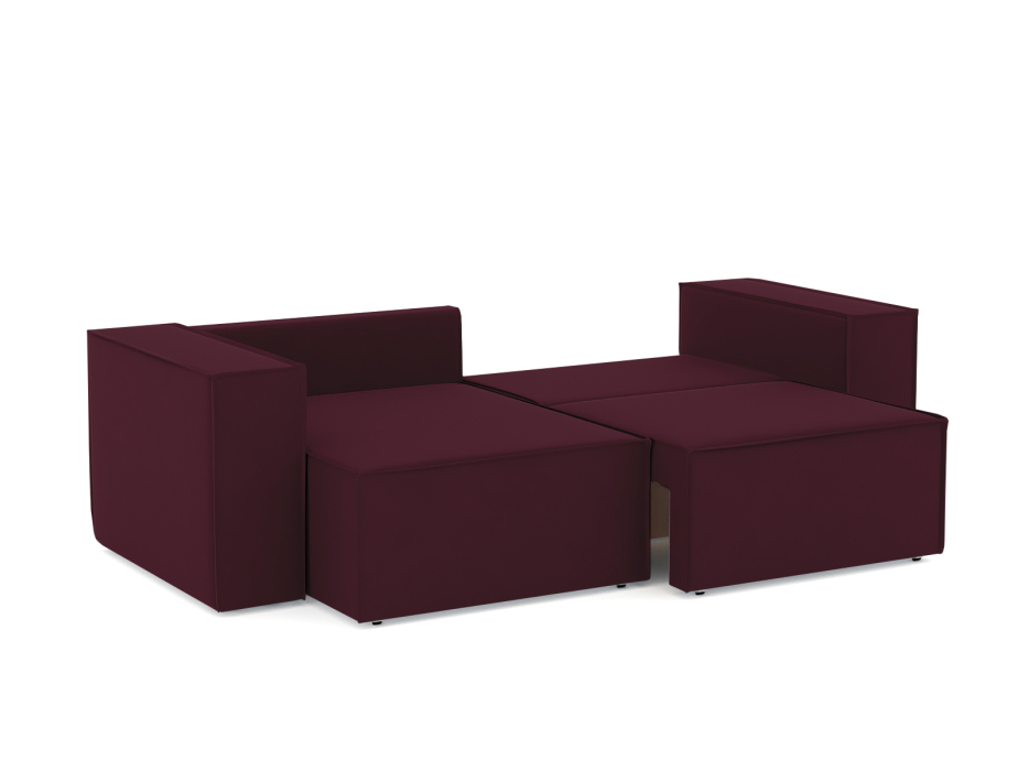 Диваны угловые в гостиную, Диван-кровать угловой Лофт, велюр