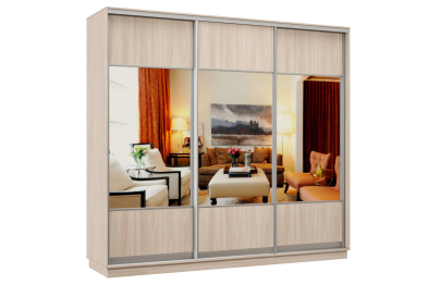 Шкаф-купе Премьер Лайт 56 (05;05;05) трехдверный