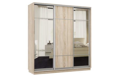 Шкаф-купе Премьер Лайт 57 (11;08;11) трехдверный