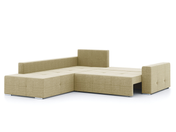 Диван-кровать угловой Леос НПБ, рогожка