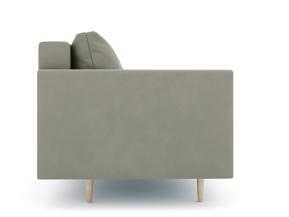 Диваны прямые кухонные, Диван прямой нераскладной Милли мини 2-х  местный с подлокотниками, велюр