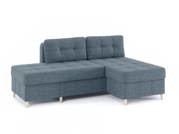 Диван-кровать угловой Оливер Люкс 2 еврокнижка-трансформер, рогожка