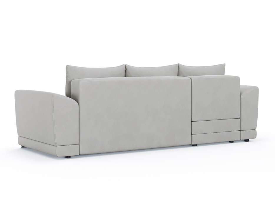 Диваны угловые в гостиную, Диван-кровать угловой Рентон еврокнижка, велюр