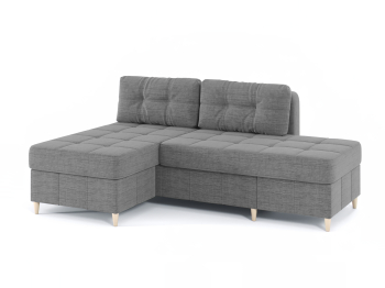 Диван-кровать угловой Оливер Люкс 2 еврокнижка-трансформер, рогожка