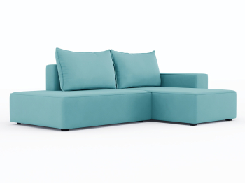 Диван-кровать угловой Кензо еврокнижка, велюр