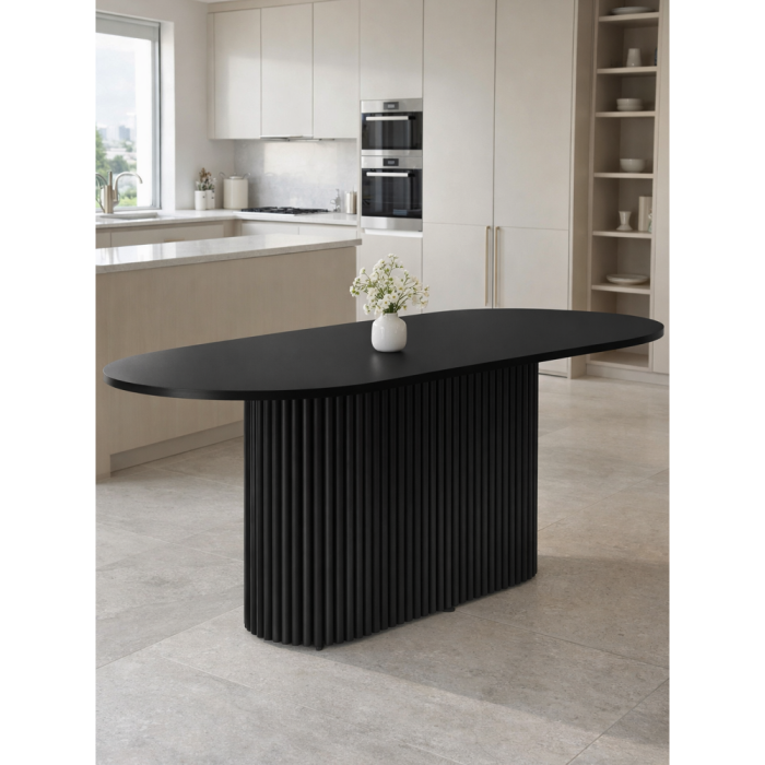 Обеденные столы, Стол Барон О 160 х 90 (черные ноги)