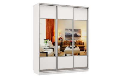 Шкаф-купе Премьер Лайт 44 (05;05;05) трехдверный