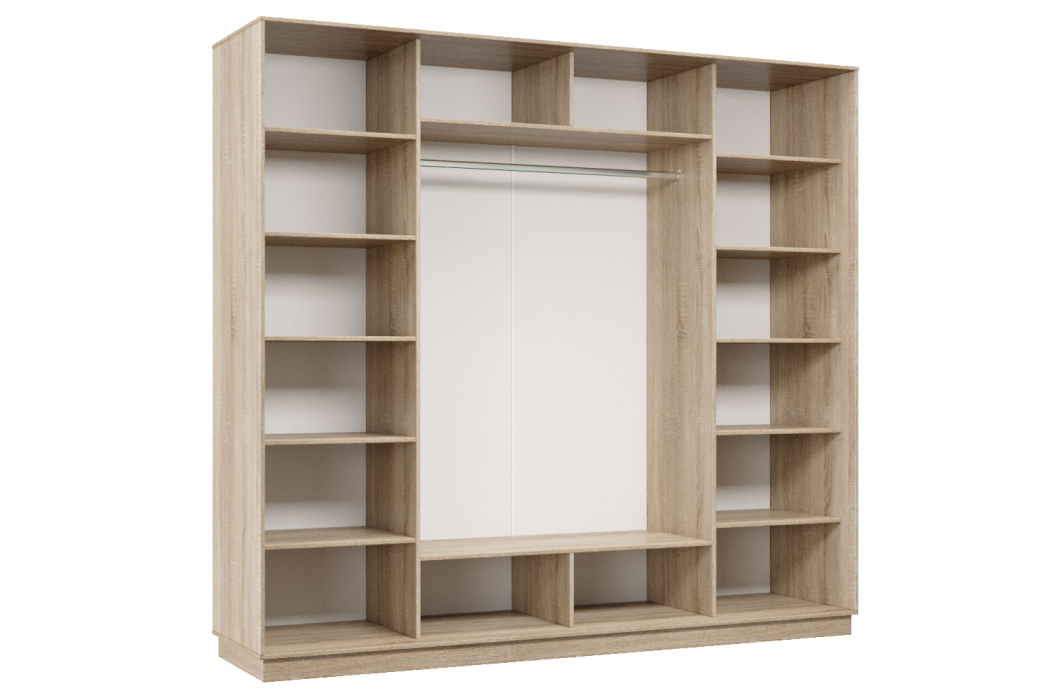 Шкафы-купе 3-х дверные, Шкаф-купе Премьер Лайт 60 (11;08;11) трехдверный