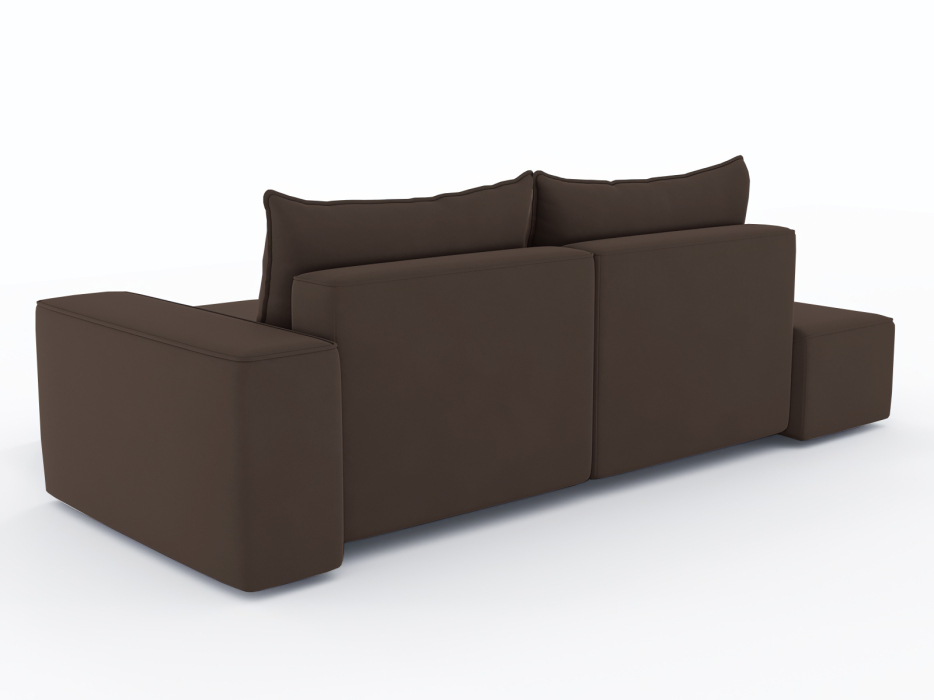 Диваны угловые в гостиную, Диван-кровать угловой Кензо еврокнижка, велюр