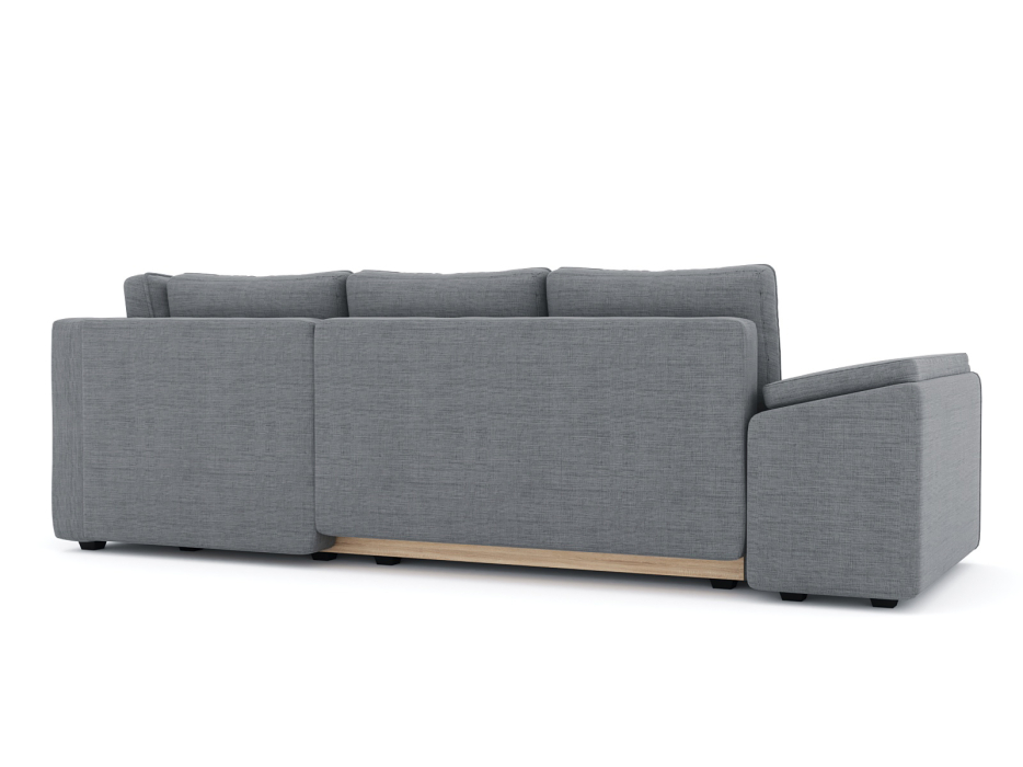 Диваны угловые в гостиную, Диван-кровать угловой Хавьер 1 ПБ еврокнижка, рогожка