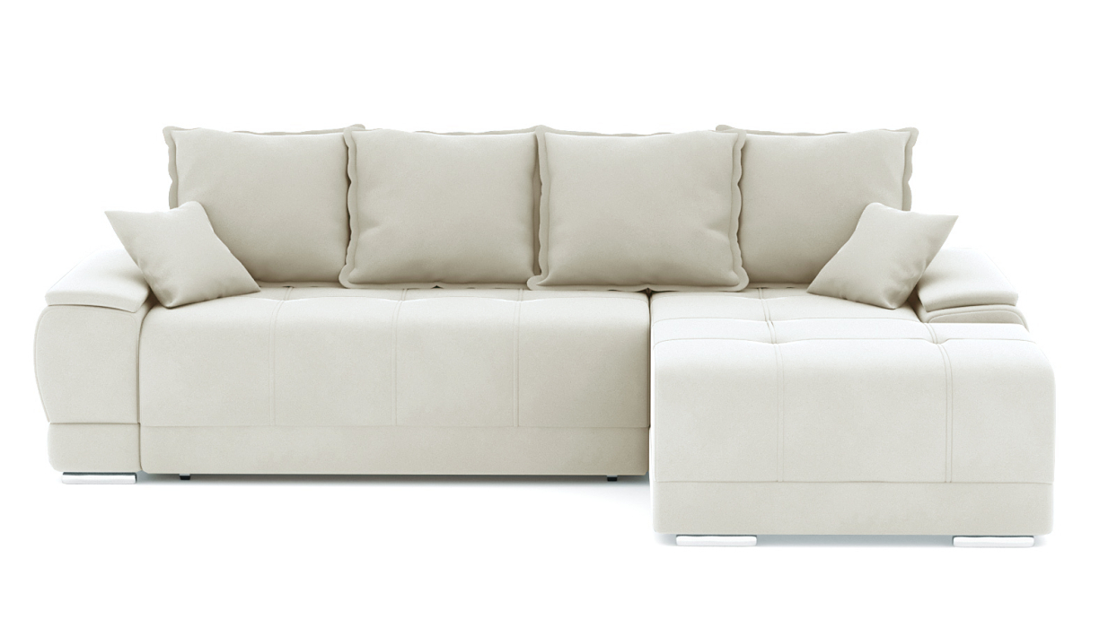 Диваны угловые в гостиную, Диван-кровать угловой Нордвикс Мини, велюр