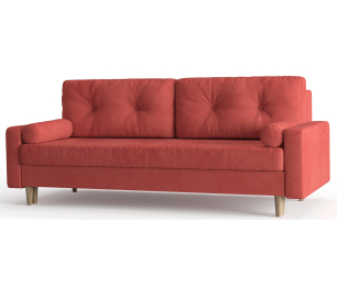 Диван-кровать Belfast, независимый пружинный блок, велюр