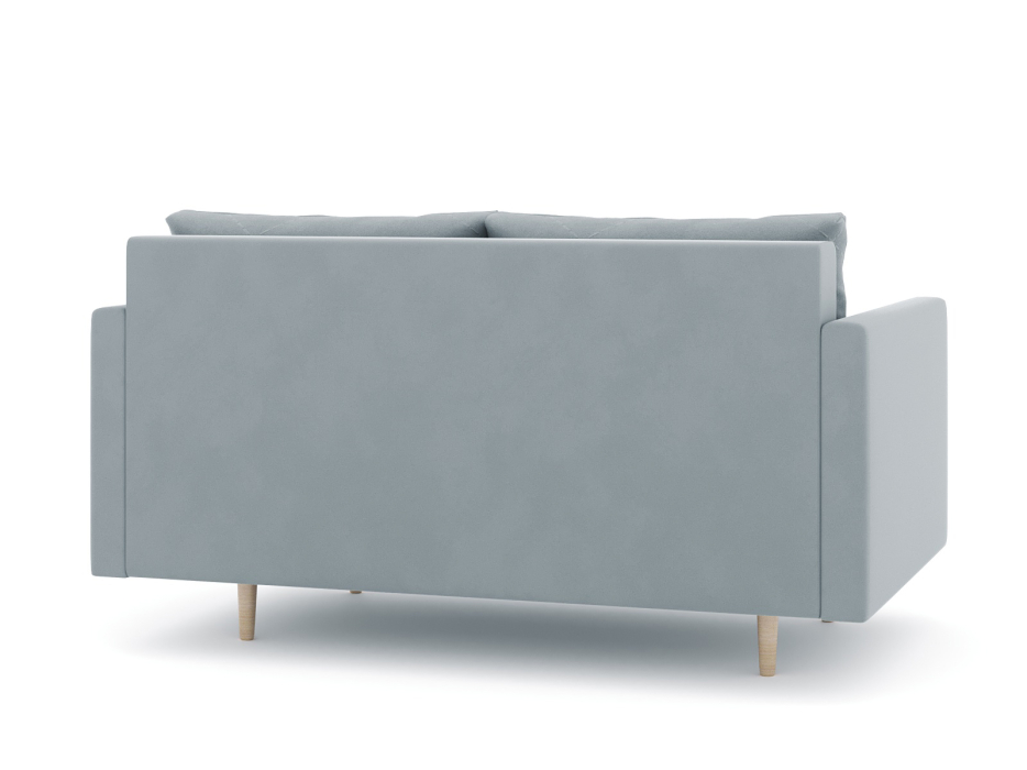 Диваны прямые кухонные, Диван прямой нераскладной Милли мини 2-х  местный с подлокотниками, велюр