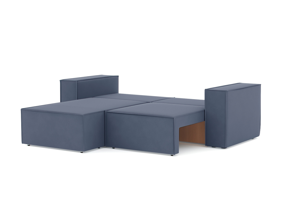 Диваны угловые в гостиную, Диван-кровать угловой Лофт, велюр