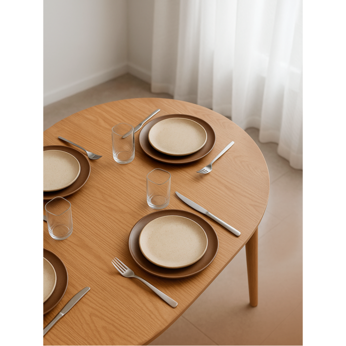 Обеденные столы, Деревянный стол Турин ольха 80(160)х80