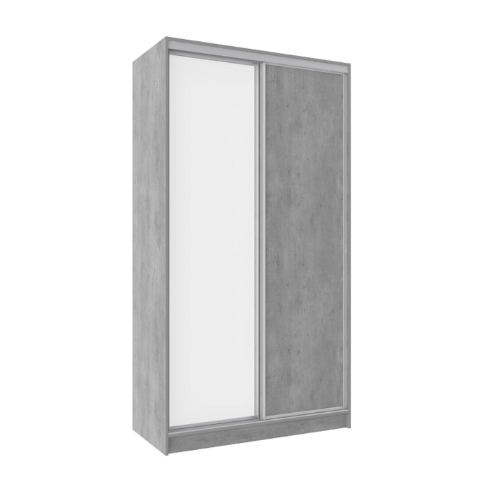 Шкафы-купе 2-х дверные, Шкаф-купе 2-дв  Домашний 1200 зеркало/лдсп  (в2295*ш1232*г595)