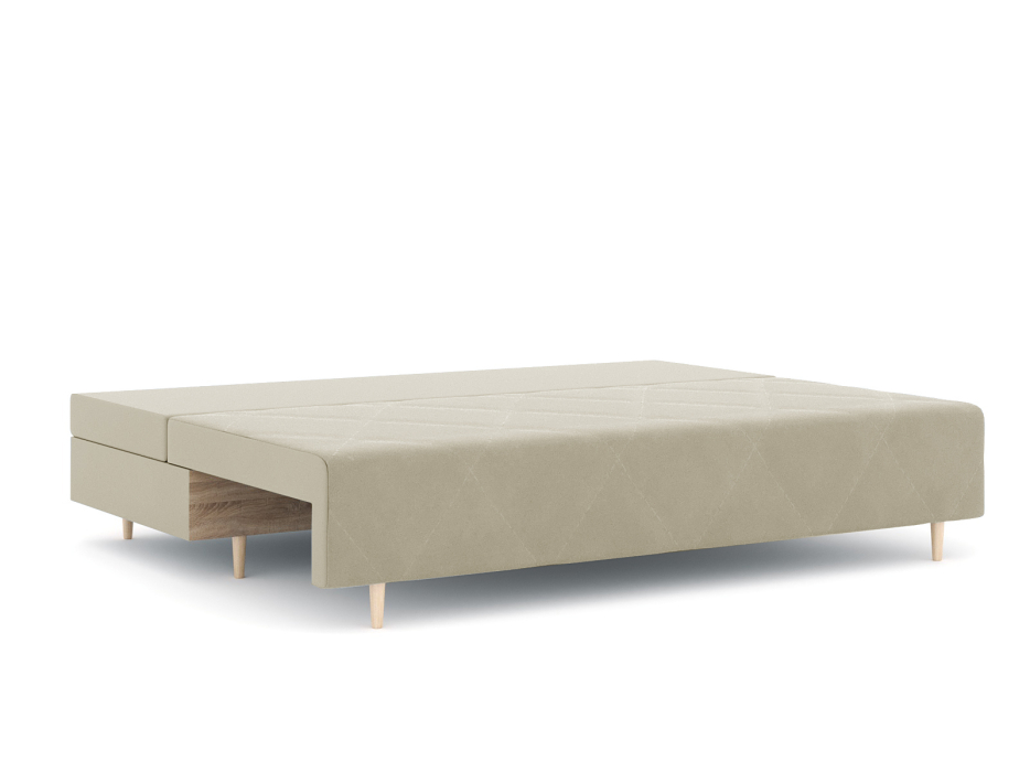 Диваны еврокнижки, Диван-кровать Милли без подлокотников, велюр