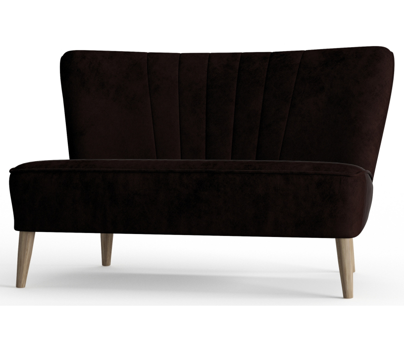 Дизайнерские диваны для гостиной, Диван прямой Зола, Велюр