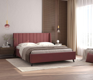 Кровать Милла 180, велюр